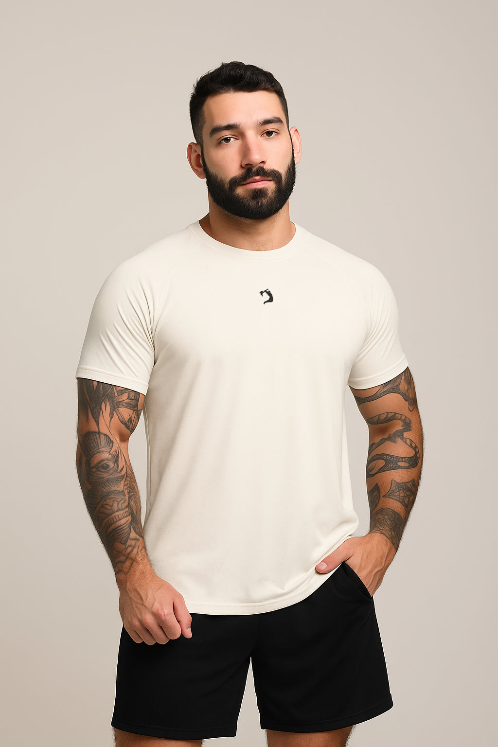 Camisa Poliamida Tech - OFF WHITE